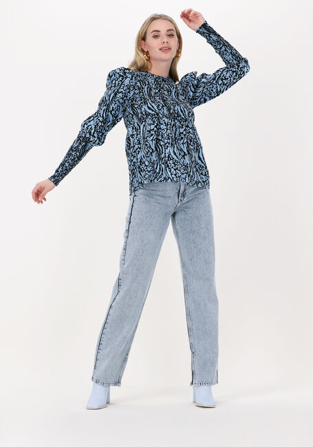 Blaue GESTUZ Bluse MORIANAGZ BLOUSE - large
