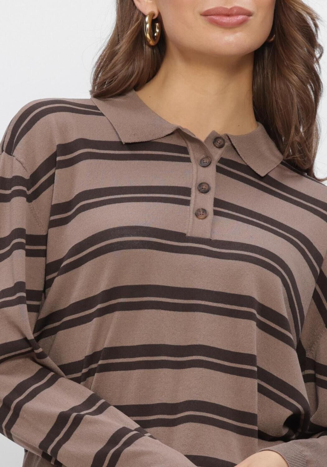 Sand MSCH COPENHAGEN Tops & T-shirts MSCHTERINE PULLOVER STP - large