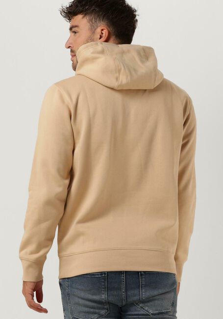 Camelfarbene TOMMY JEANS Sweatshirt TJM REGULAR FLEECE HOODIE - large