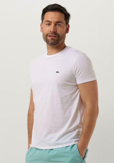 Weiße LACOSTE T-shirt 1HT1 MENS TEE-SHIRT 12 - large