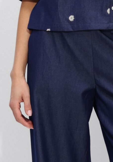 Dunkelblau NUKUS Weite Hose KYLIE PANTS GLOSSY - large