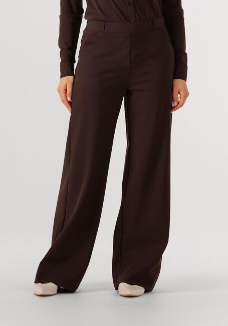 Braune STUDIO ANNELOES Weite Hose LEXIE BONDED TROUSERS - large