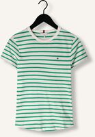 Grüne TOMMY HILFIGER T-shirt 1985 SLIM SLUB C-NK Grüne TOMMY HILFIGER T-shirt 1985 SLIM SLUB C-NK - medium
