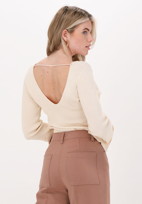 Beige NOTES DU NORD Pullover CHRISTINE KNITTED BLOUSE - large