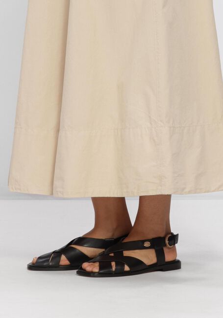 Schwarze FRED DE LA BRETONIERE Sandalen GITEL CROSS - large