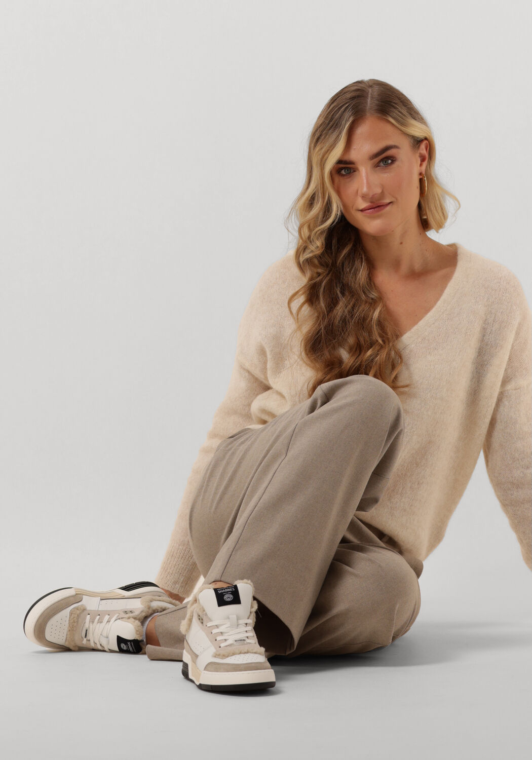 Taupe SHABBIES Sneaker Low REVIN LOW - large