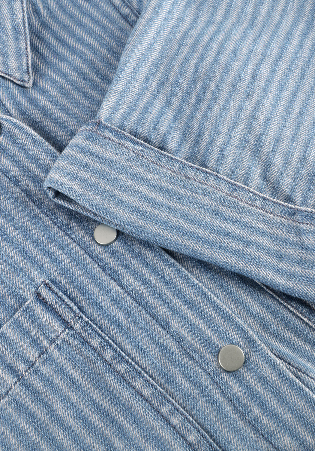 Hellblau AAIKO Blusen SERENE STRIPE CO 568 - large