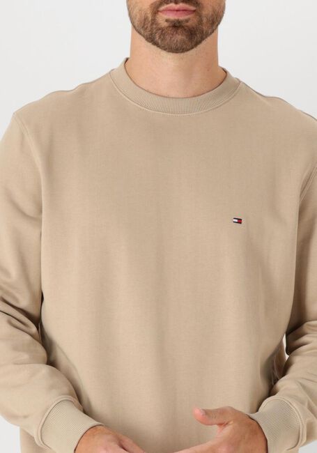Khaki TOMMY HILFIGER Pullover ESSENTIAL TERRY CREWNECK - large