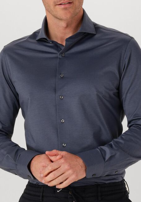 Dunkelblau PROFUOMO Klassisches Oberhemd SHIRT X-CUTAWAY SF JAPANESE KNITTED - large