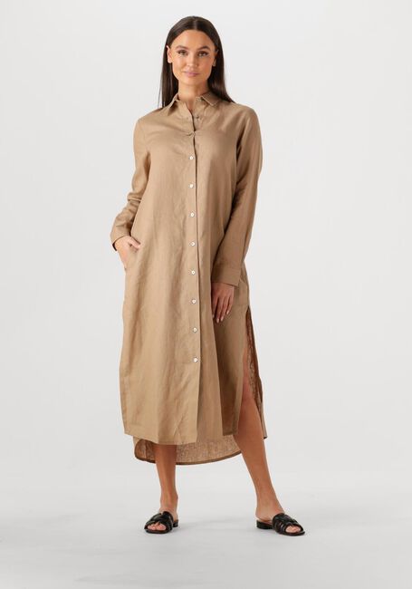 Beige RESORT FINEST Maxikleid SHIRT DRESS - large