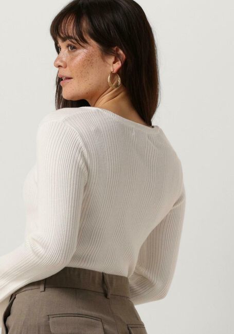 Ecru MSCH COPENHAGEN Pullover MSCHVENDELA RACHELLE V PULLOVER - large