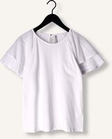 Weiße SUMMUM Top TOP BUTTERFLY SLEEVES COTTON SINGLE JERSEY Weiße SUMMUM Top TOP BUTTERFLY SLEEVES COTTON SINGLE JERSEY - medium