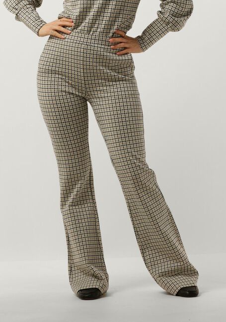 Mehrfarbige/Bunte SUMMUM Schlaghose FLARED PANTS PRINCE DE GALLES WITH LUREX - large