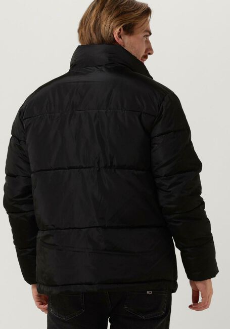 Schwarze COLOURFUL REBEL Wattierte Jack FINCH PUFFER JACKET - large