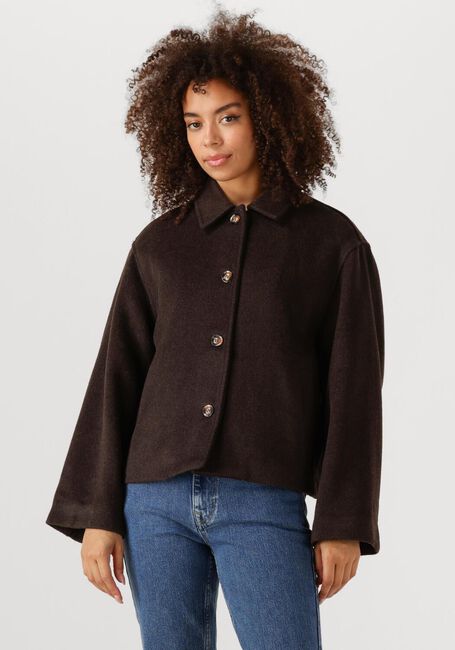 Braune NEO NOIR Mäntel HAMRA WOOL JACKET - large