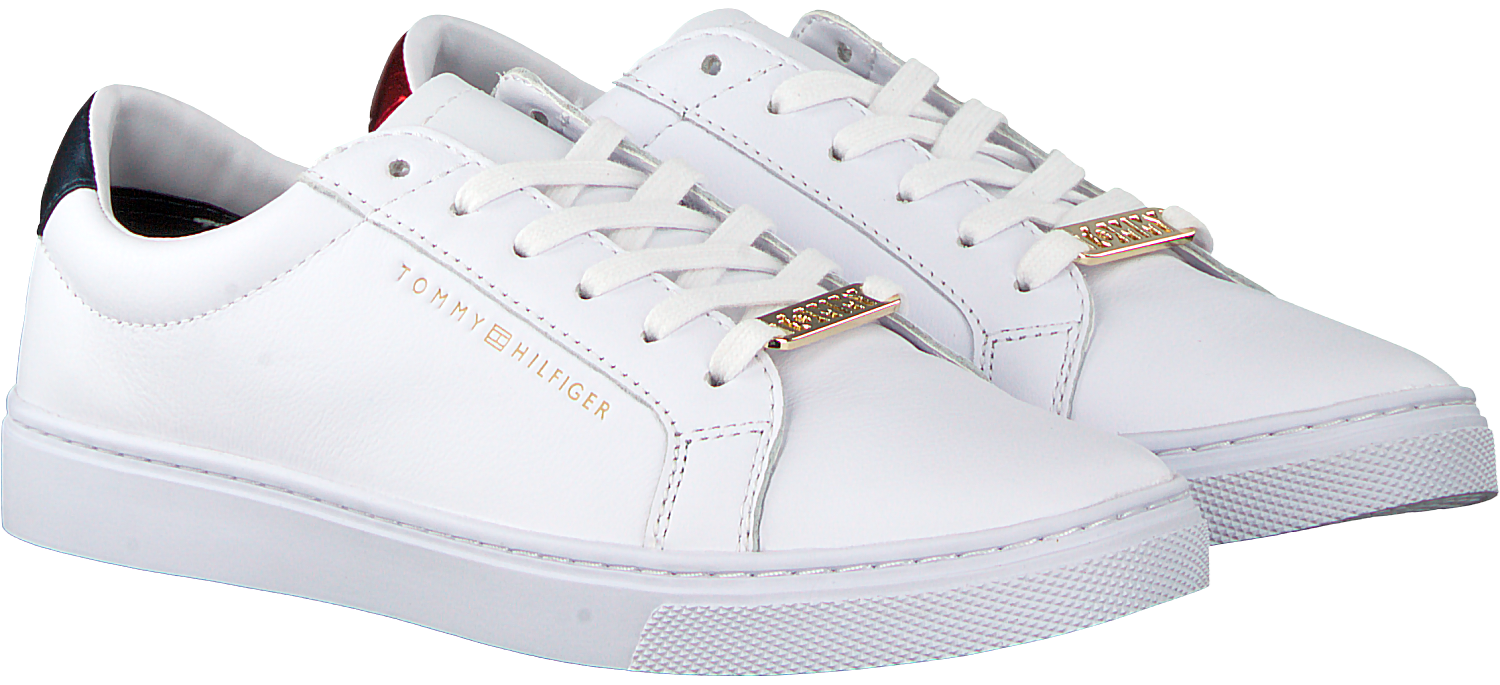 tommy hilfiger all white shoes