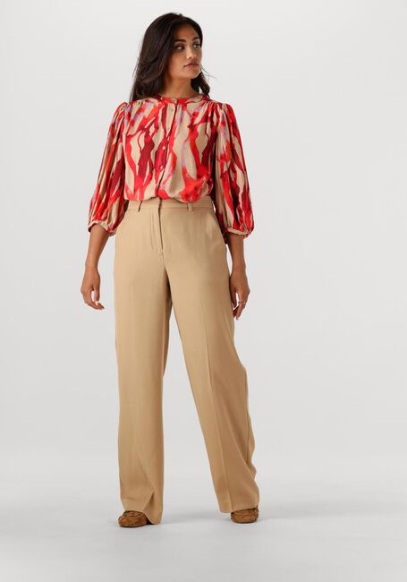 Camelfarbene MINUS Straight leg jeans LIVINA STRAIGHT LEG PANT - large