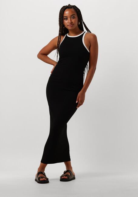 Schwarze REFINED DEPARTMENT Maxikleid LUNA - large
