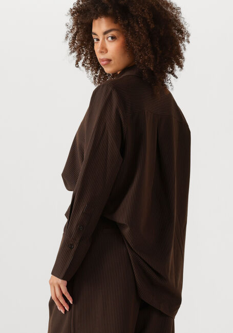Braune MY ESSENTIAL WARDROBE Blusen VITTAMW SHIRT - large