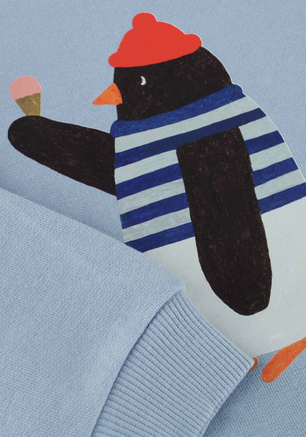 Hellblau DAILY BRAT Sweatshirt WADDLES PINGUIN SWEATER - large