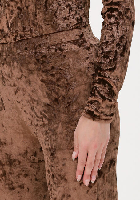 Braune CATWALK JUNKIE Schlaghose TR VELVET - large