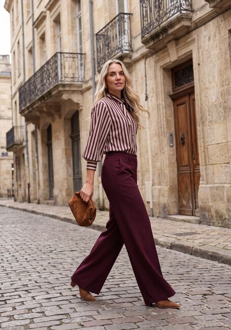 Bordeaux SUMMUM Weite Hose TROUSERS FOAM UNI - large