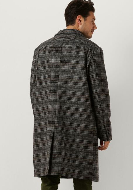 Graue SCOTCH & SODA Mäntel HAIRY BOUCLE OVERCOAT - large