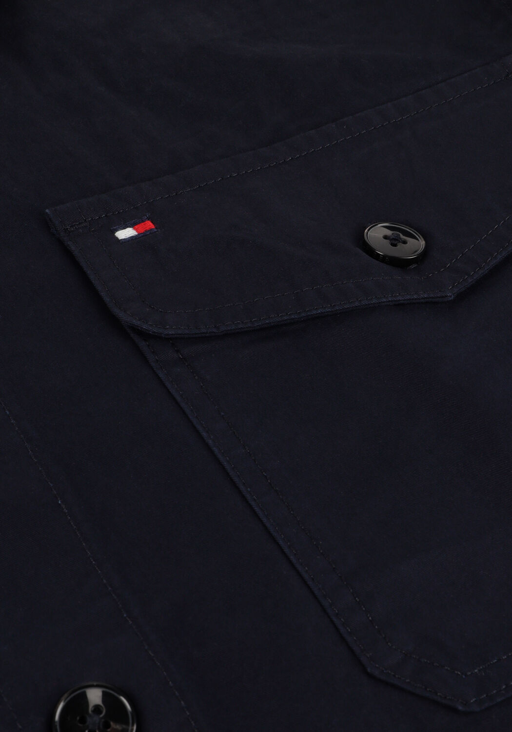 Dunkelblau TOMMY HILFIGER Overshirts COTTON TWILL SHIRT JACKET - large