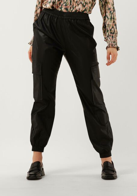 Schwarze NEO NOIR Cargohosen CARLOTTA FAUX PANTS - large