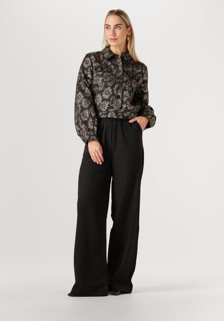 Schwarze YDENCE Weite Hose PANTS YADE TALL - large