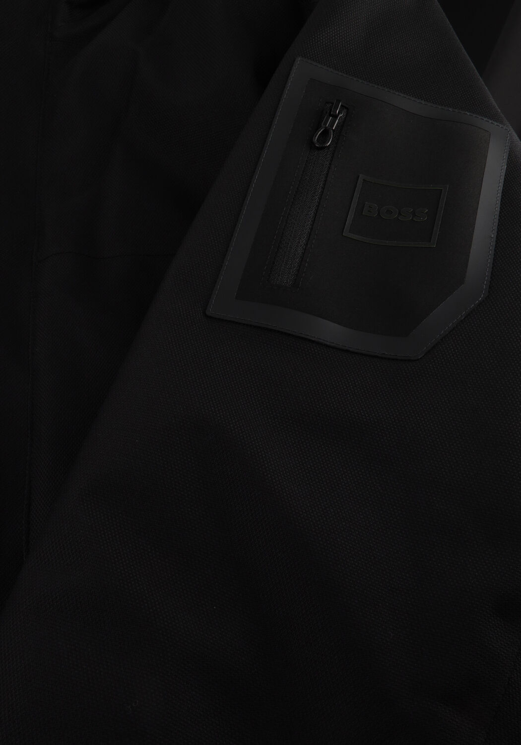 Schwarze BOSS GREEN Parkas OW_HEXATECH PARKA - large