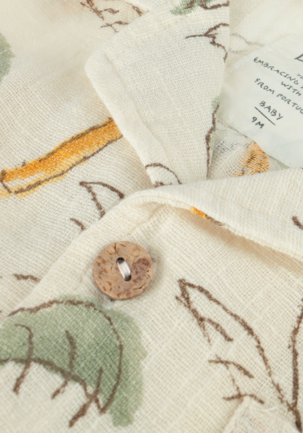 Beige PLAY UP Tops & T-shirts PRINTED WOVEN SHIRT - large