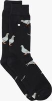 Schwarze ALFREDO GONZALES Socken PIGEONS - medium