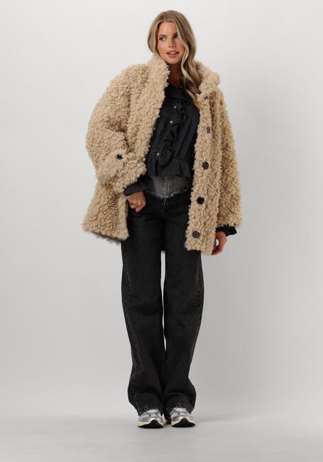 Beige CO'COUTURE Teddy-Jacke TEDDY MIX JACKET - large