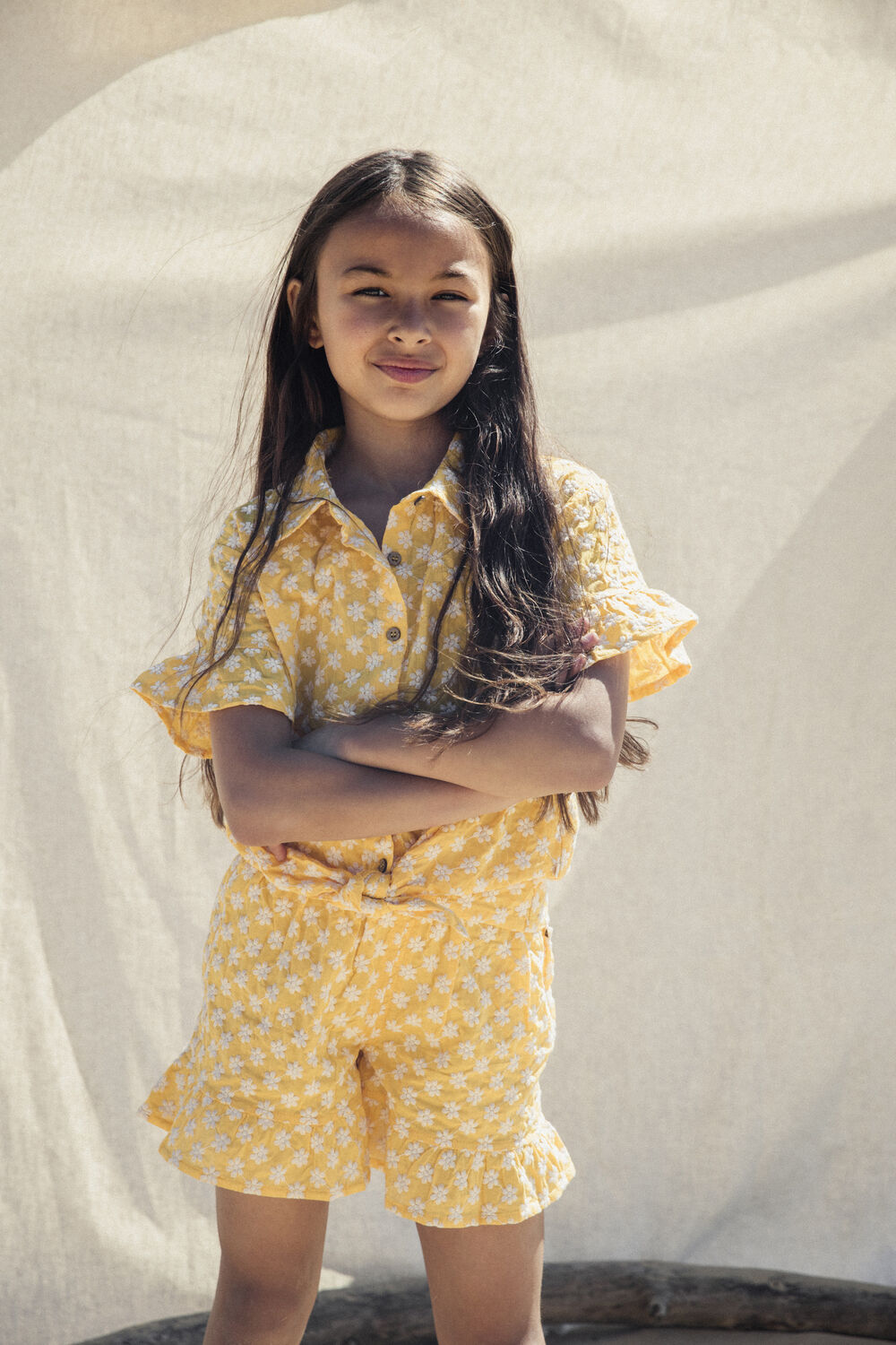 Gelbe AMMEHOELA Hosen AM.ESMEE.07 - large