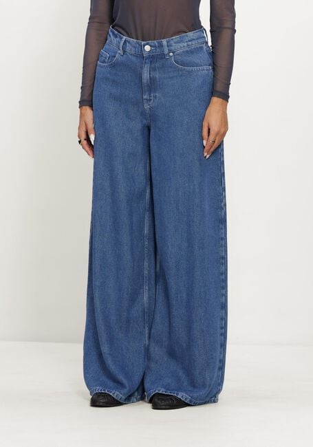 Blaue MSCH COPENHAGEN Wide jeans MSCHAGO RUE WIDE PANTS - large