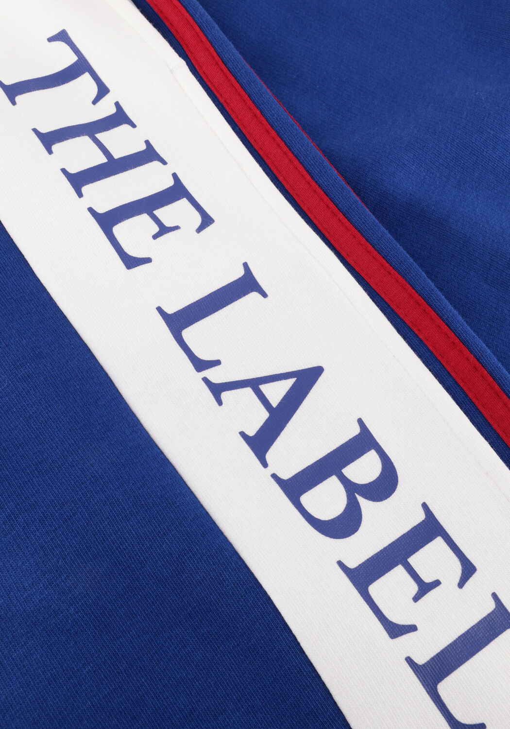 Blaue ALIX THE LABEL Jogginghose LADIES KNITTED LOGO TAPE PANTS - large