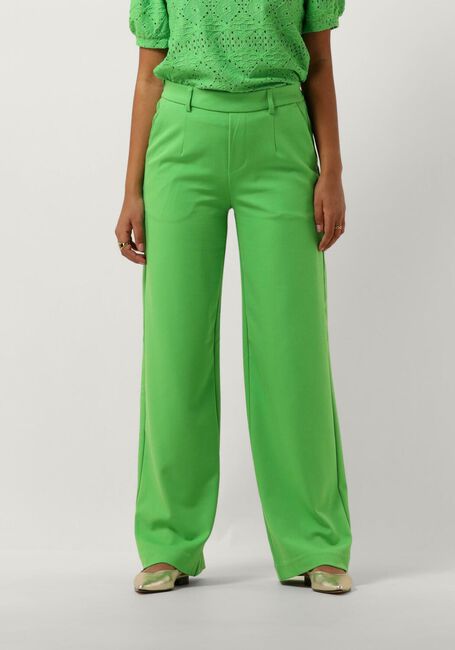 Grüne OBJECT Hose OBJLISA WIDE PANT - large