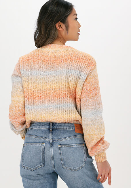 Mehrfarbige/Bunte SCOTCH & SODA Pullover V NECK GRADIENT SWEATER - large
