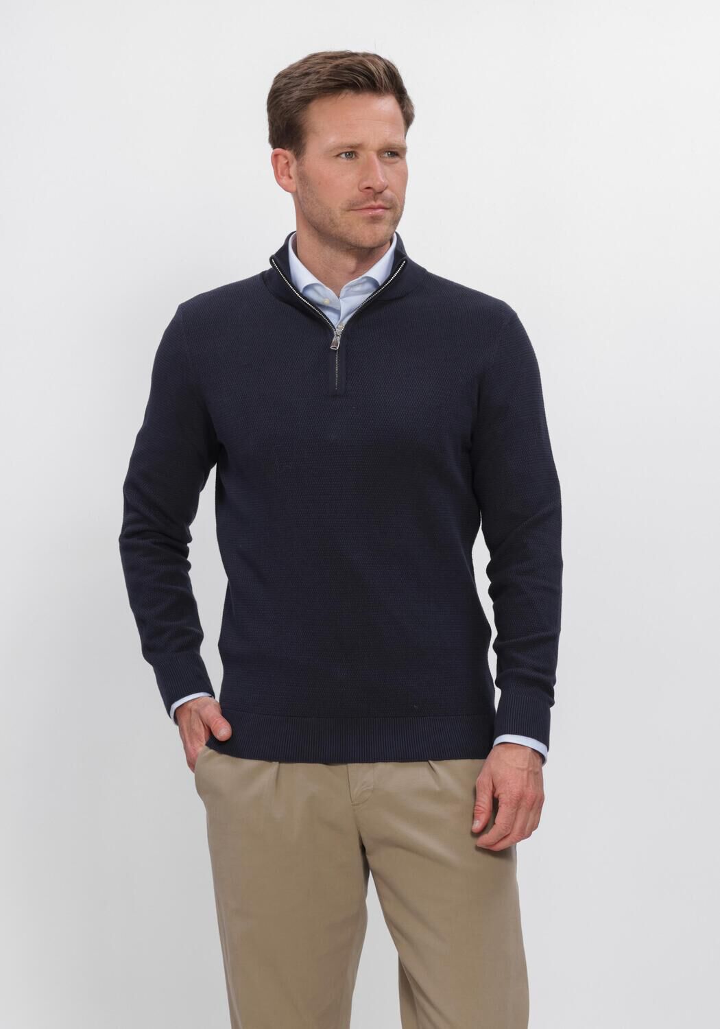 Dunkelblau PROFUOMO Pullover PPXJ30023 - large
