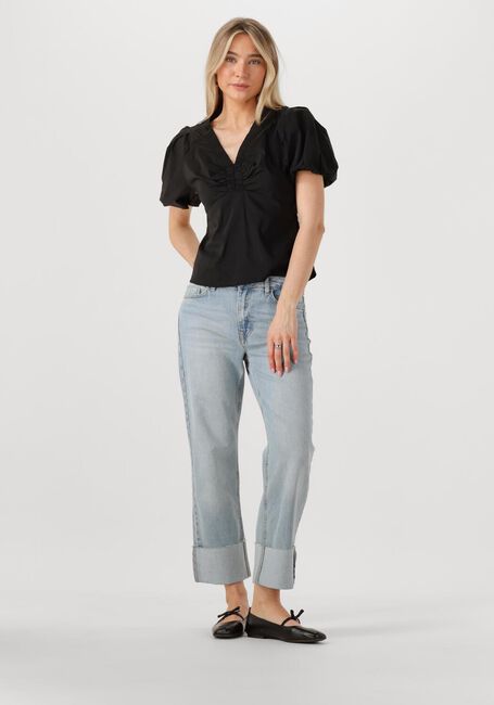 Schwarze NEO NOIR Blusen IRINA POPLIN BLOUSE - large