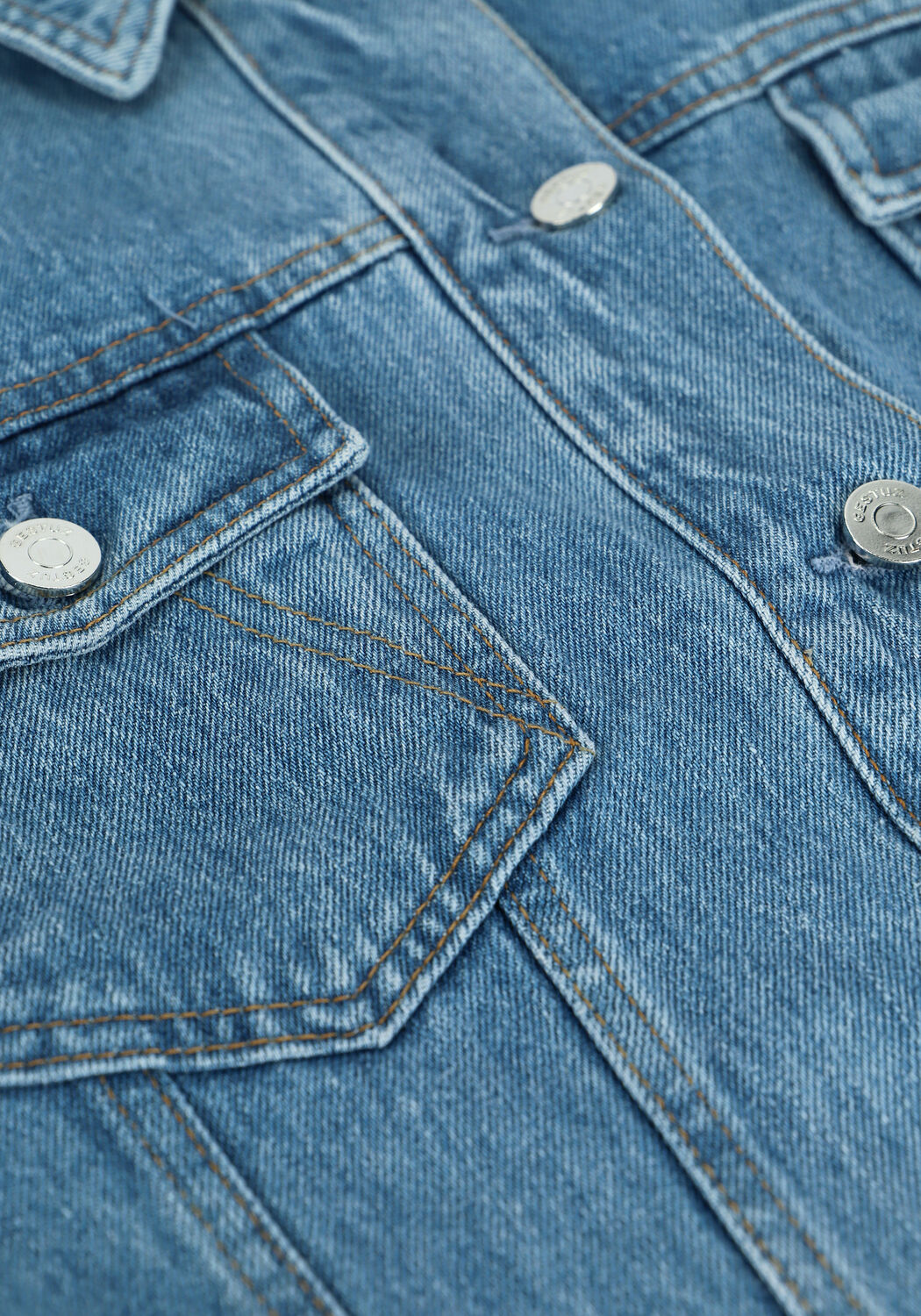 Blaue GESTUZ Jeansjacke DENA GZ DENIM JACKET - large