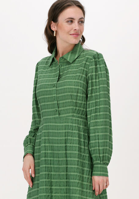 Grüne OBJECT Minikleid KENDRA L/S DRESS - large