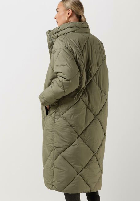 Olive NOTRE-V Wattierte Jack PUFFER DIAMOND - large