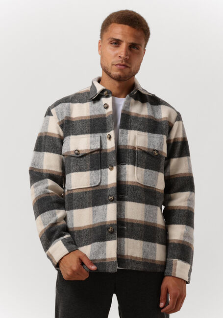 Sand SELECTED HOMME Overshirt SLHWALTER OVERSHIRT W - large