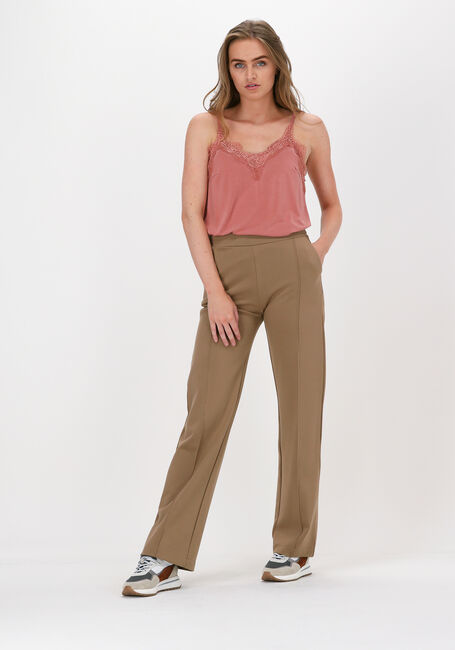 Orangene MSCH COPENHAGEN Top LILLIANE FENYA LACE SINGLET - large