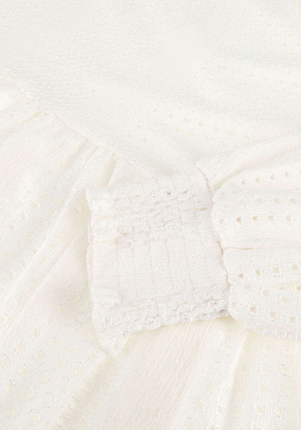 Nicht-gerade weiss REFINED DEPARTMENT Minikleid FLOWY BROIDERY DRESS BOWIE - large