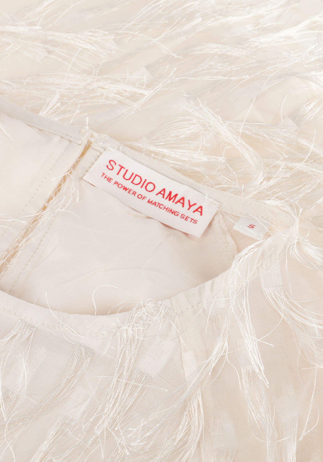 Wei&szlig;e STUDIO AMAYA Top FLO - large