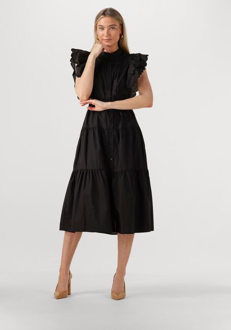 Schwarze OBJECT Maxikleid OBJHOPE CHINNA RE S/S LONG DRESS - large
