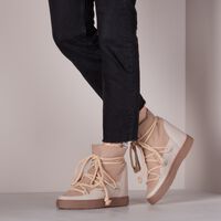 Beige INUIKII Ankle Boots CLASSIC WEDGE - medium